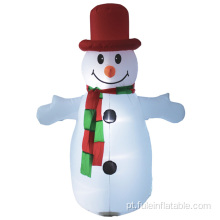 Boneco de neve inflável de férias para decoração de Natal